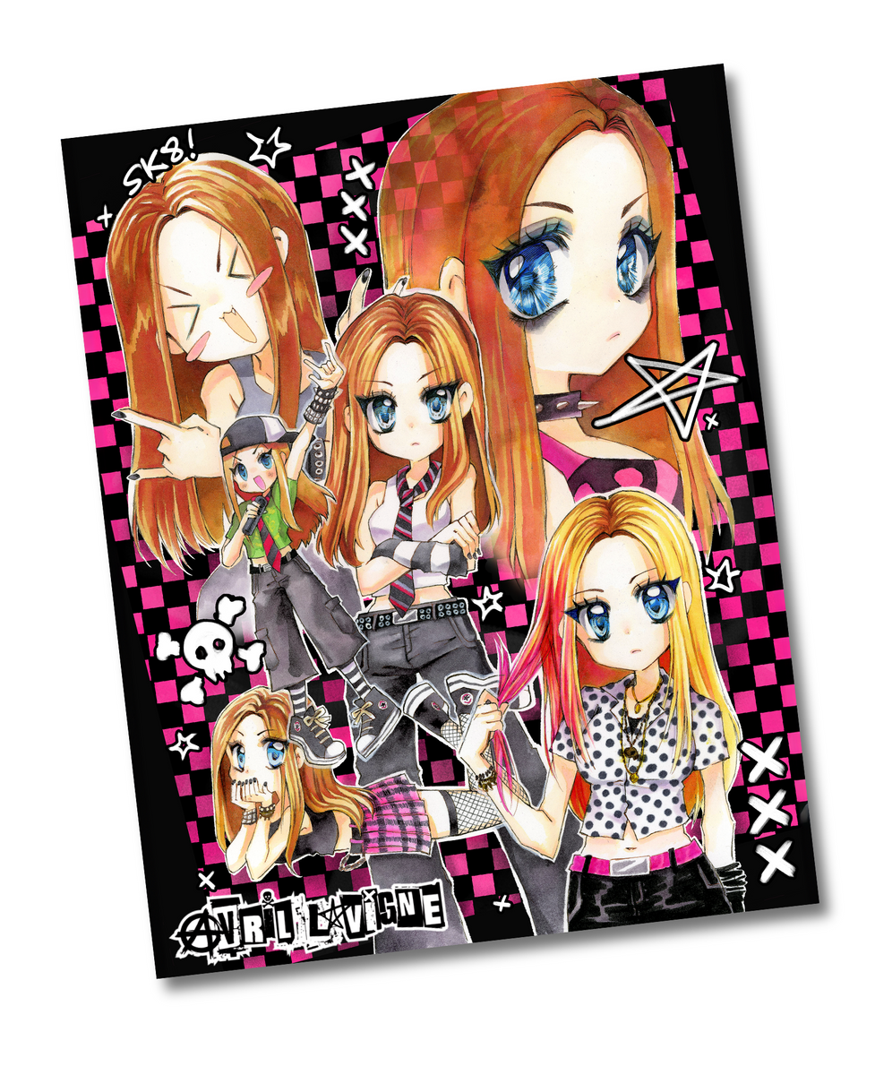 Avril Lavigne Poster – Ocean In Space