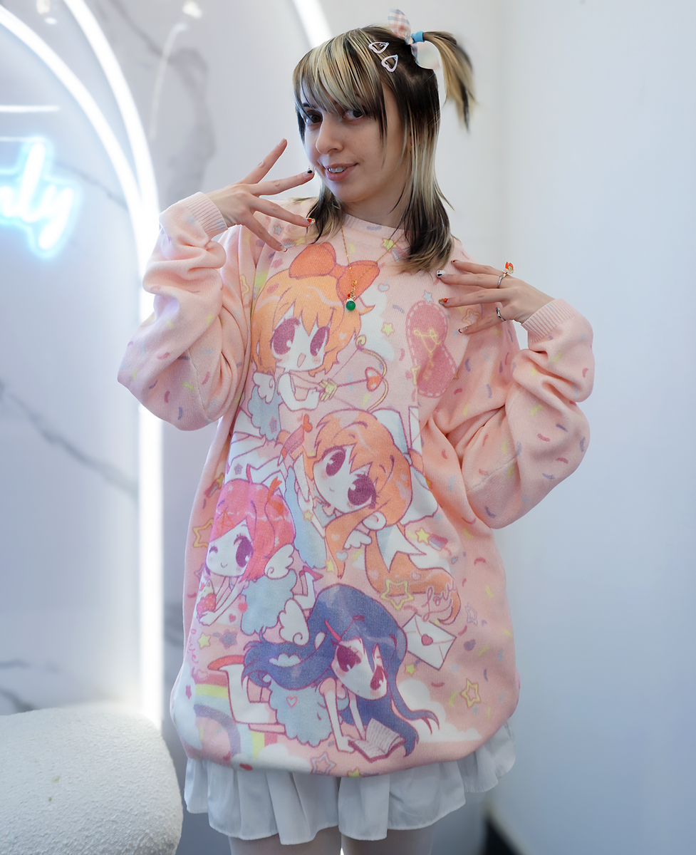 Doki Doki Literature Club! Love Letter Sweater Dress – Ocean In Space