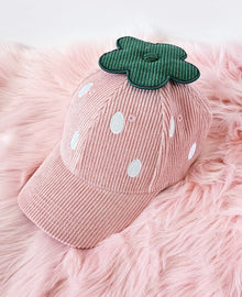  Strawberry Hat Corduroy Ver. Pink