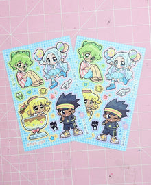  Cinnamoroll x Pompompurin Sticker Sheets (Set of 2)