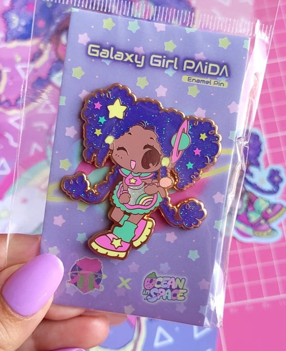 Galaxy Girl Paida Enamel Pin