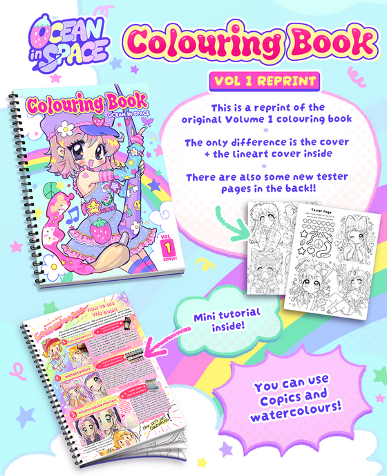 Ocean In Space Colouring Book Vol. 1 Reprint