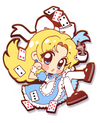 Alice In Wonderland Enamel Pin