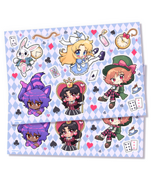  Alice In Wonderland Sticker Sheets (Set of 2)
