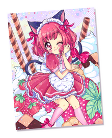  Cafe Mew Mew Print