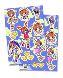  Cardcaptor Sakura Sticker Sheets (Set of 2)