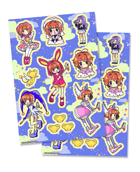 Cardcaptor Sakura Sticker Sheets (Set of 2)