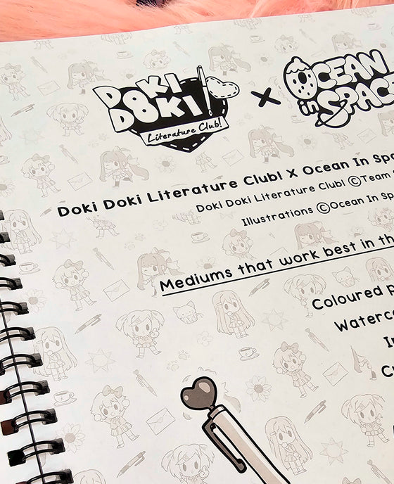 Doki Doki Literature Club! Colouring Book
