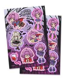  Chibi Vampire Karin Sticker Sheets (Set of 2)