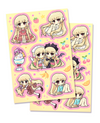 Chobits Sticker Sheets (Set of 2)