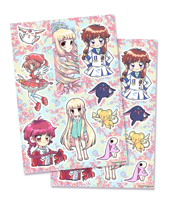 Chobits Sticker Sheets (2020) (Set of 2)