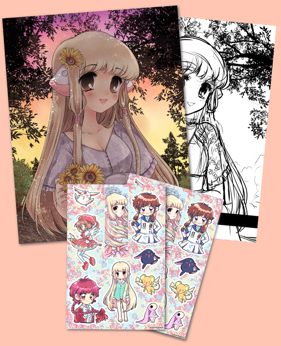 Chobits + CLAMP Set