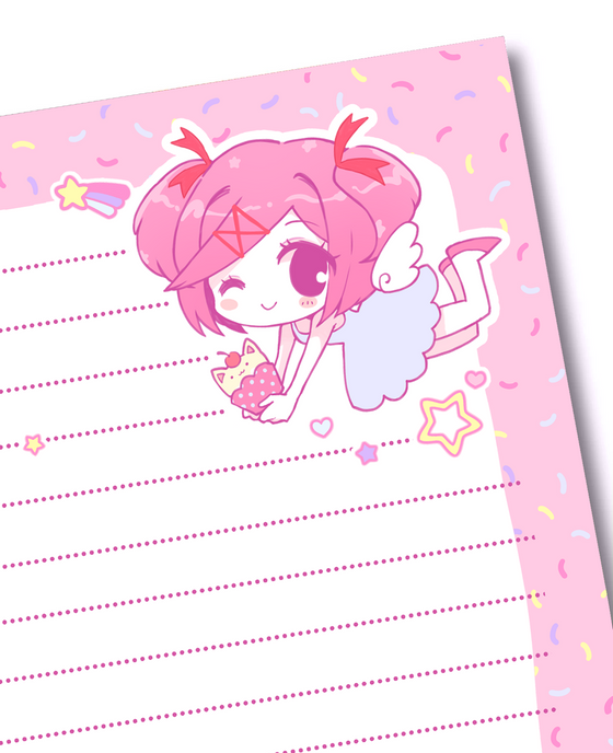 Doki Doki Literature Club! Love Letter Stationery Set – Ocean In Space