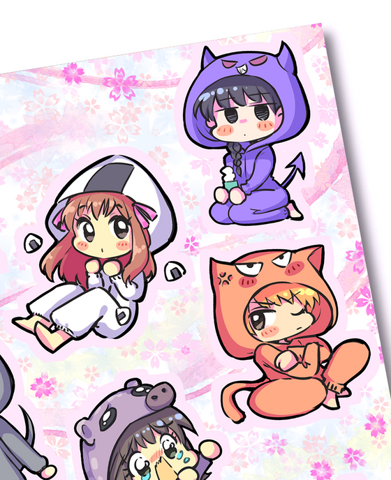 Fruits Basket Sticker Sheets (Set of 2)