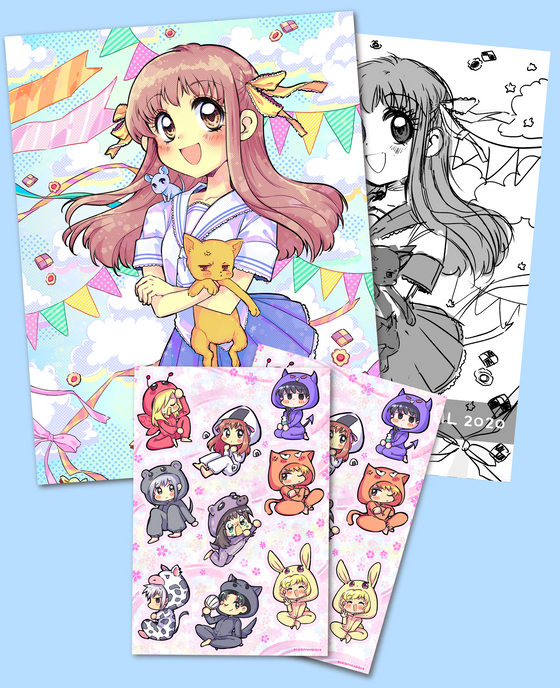 Fruits Basket Sticker Sheets (Set of 2)
