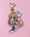 Monika Acrylic Keychain (Glitch Version)