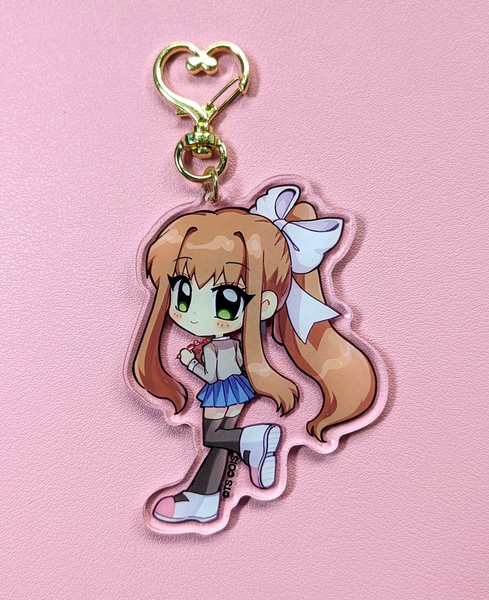 キーホルダー・アクリルキーホルダー Monica Monika Acrylic Keychain (Glitch Version) – Ocean In Space