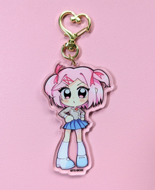  Natsuki Acrylic Keychain (Glitch Version)