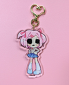 Natsuki Acrylic Keychain (Glitch Version)