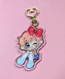  Sayori Acrylic Keychain (Glitch Version)