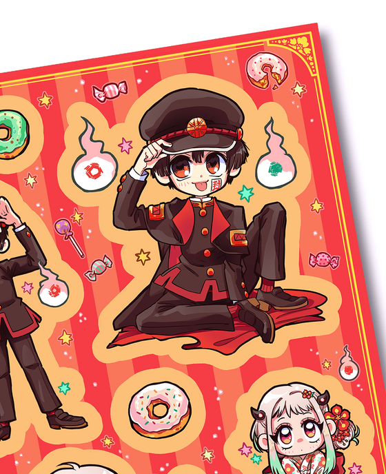 Toilet-Bound Hanako-kun Sticker Sheets (Set of 2)