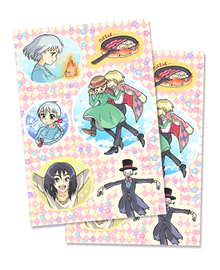  Howl's Moving Castle Sticker Sheets (Set of 2)