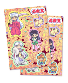  Inuyasha Sticker Sheets (Set of 2)