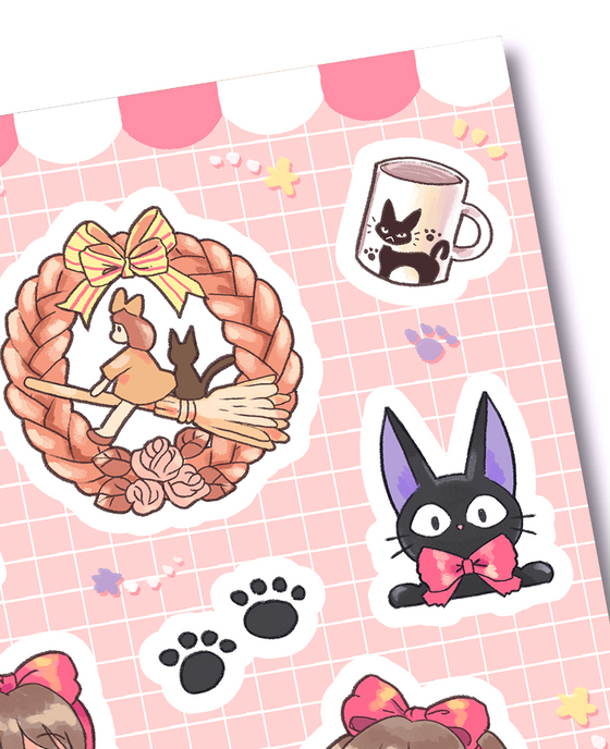 Kiki's Delivery Service Sticker Sheets (Set of 2)