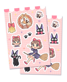  Kiki's Delivery Service Sticker Sheets (Set of 2)