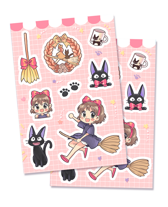 Kiki's Delivery Service Sticker Sheets (Set of 2)