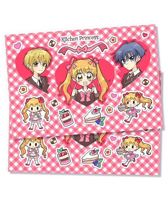 Kitchen Princess Sticker Sheets (Set of 2)