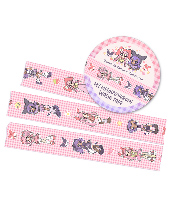 My Melody and Kuromi Washi Tape