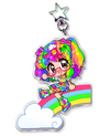 PAiDA x cybr.grl Magnetic Rainbow Keychain Set