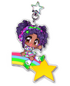 PAiDA x cybr.grl Magnetic Rainbow Keychain Set