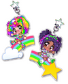 PAiDA x cybr.grl Magnetic Rainbow Keychain Set