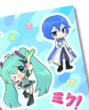 Hatsune Miku Sticker Sheets (Set of 2)