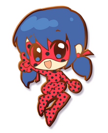  Miraculous Ladybug Enamel Pin