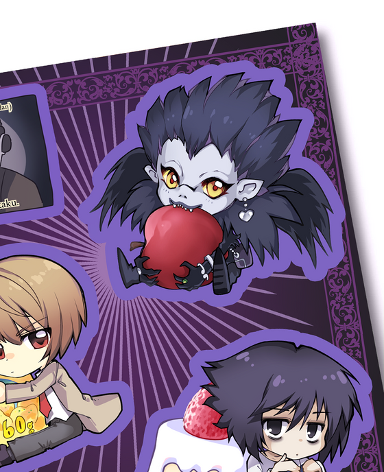 Misa Death Note Sticker Sheets (Set of 2)