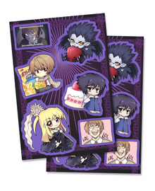 Misa Death Note Sticker Sheets (Set of 2)