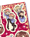 Ouran Highschool Host Club Sticker Sheets (Set of 2)