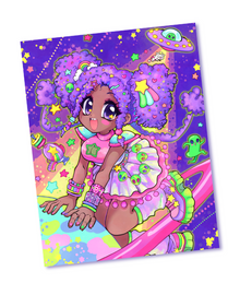  "Beam up!!" Galaxy Girl Paida Print