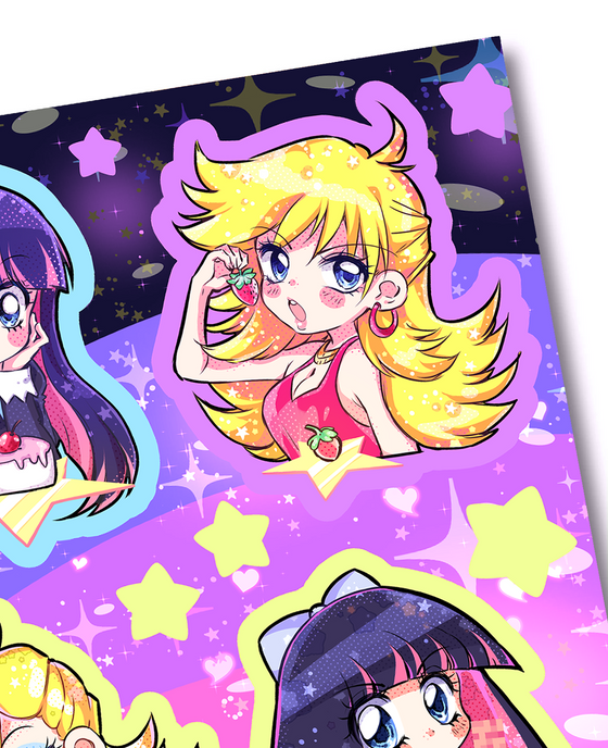 Panty & Stocking Sticker Sheets (Set of 2)