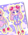 Pink Fairy Dreams Sticker Sheets (Set of 2)