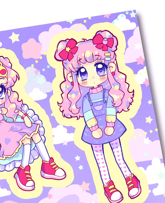 Pink Fairy Dreams Sticker Sheets (Set of 2)
