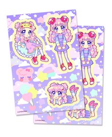  Pink Fairy Dreams Sticker Sheets (Set of 2)