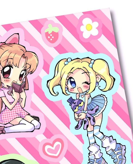 Powerpuff Girls (2022) Sticker Sheets (Set of 2)