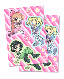  Powerpuff Girls (2022) Sticker Sheets (Set of 2)