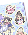 Princess Jellyfish Sticker Sheets (Set of 2)