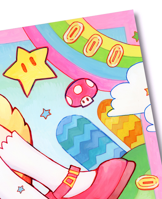 Princess Peach Print