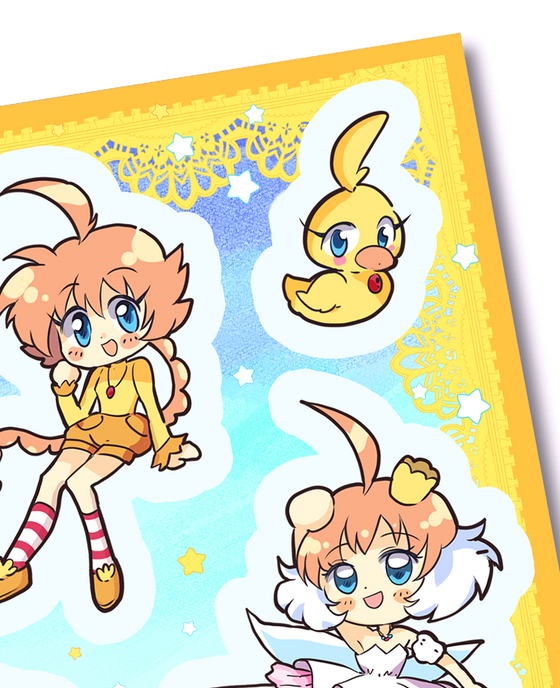 Princess Tutu Sticker Sheets (Set of 2)